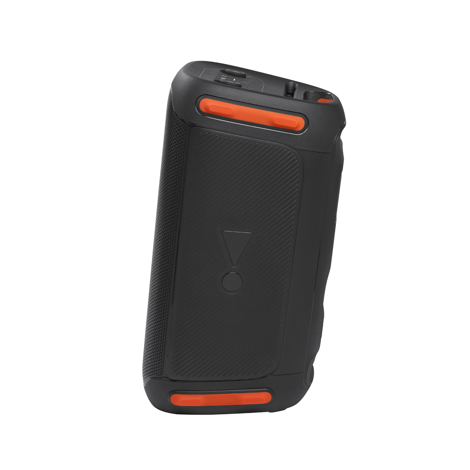 JBL Partybox 110 - Black - Portable party speaker with 160W powerful sound, built-in lights and splashproof design. - Left